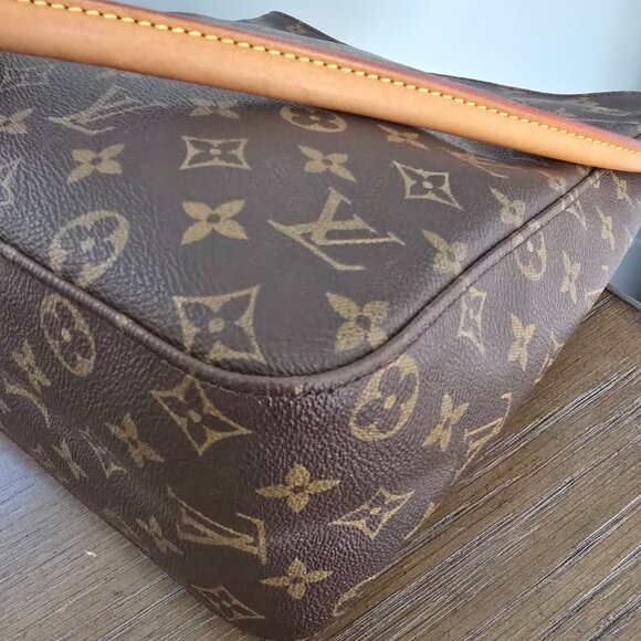 Looping GM Louis Vuitton Brown Monogram Shoulderbag - Picture 10 of 16